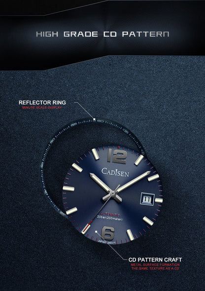 Men's Watches Automatic Mechanical Top Luxury Brand 39mm Classic Watch 200M Water Resistant Wristwatch The Clothing Company Sydney
