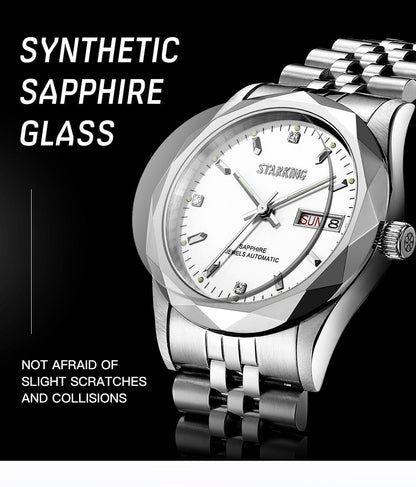 Men's Automatic Mechanical MIYOTA Movt Stainless Steel Business Calendar Week Display Water Resistant Watch The Clothing Company Sydney