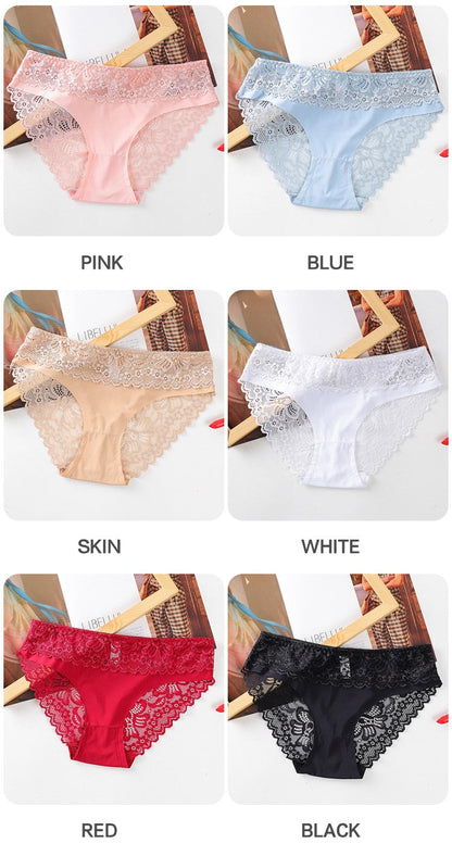 3 Pack Lace Underwear Panties Set Intimate Lingerie Cotton Briefs Transparent Undies The Clothing Company Sydney