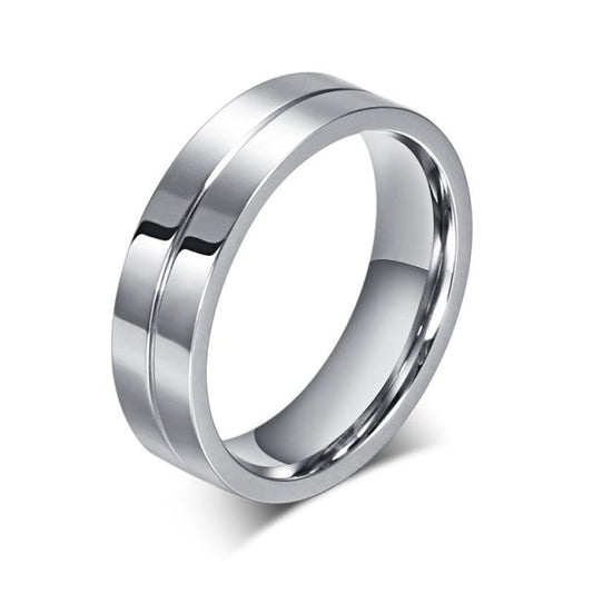 Personalised Trendy Wedding Bands Rings for Women Men Love Gift Gold Colour Stainless Steel Couple Jewellery The Clothing Company Sydney