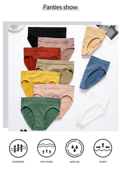 2 Piece Seamless Bra Set Low Waist Briefs Wire Free Bralette Cotton Soft Fitness Underwear Solid Color Lingerie The Clothing Company Sydney