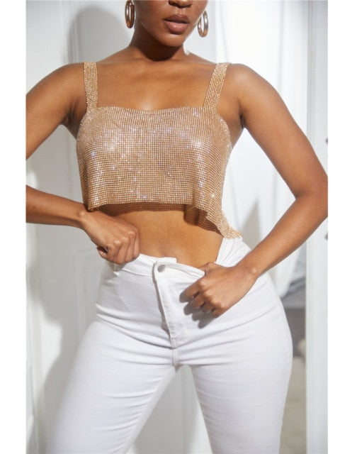 Rhinestone Mini Party Backless Pink Halter Night Club Glitter Sequin Dress The Clothing Company Sydney