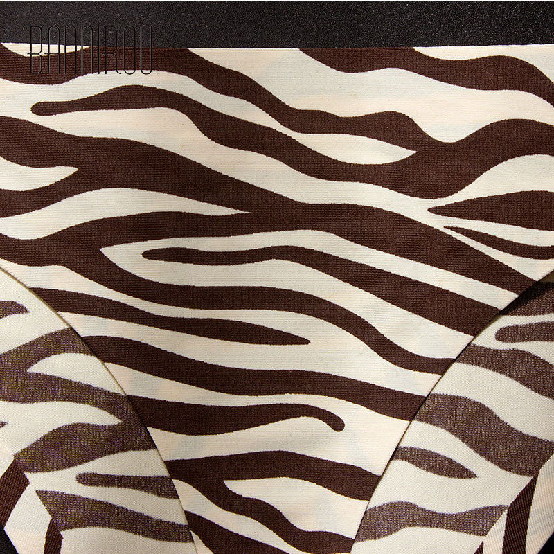 3 Pack Underwear Seamless Ice Silk Sports T-back Print Soft High Quality G-string Thong Ladies Panties The Clothing Company Sydney