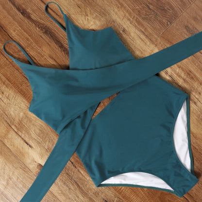 Cut Out One Piece Swimsuit Push Up Swimming Suit Bathing Suit Halter Beachwear Monokini Swimwear The Clothing Company Sydney