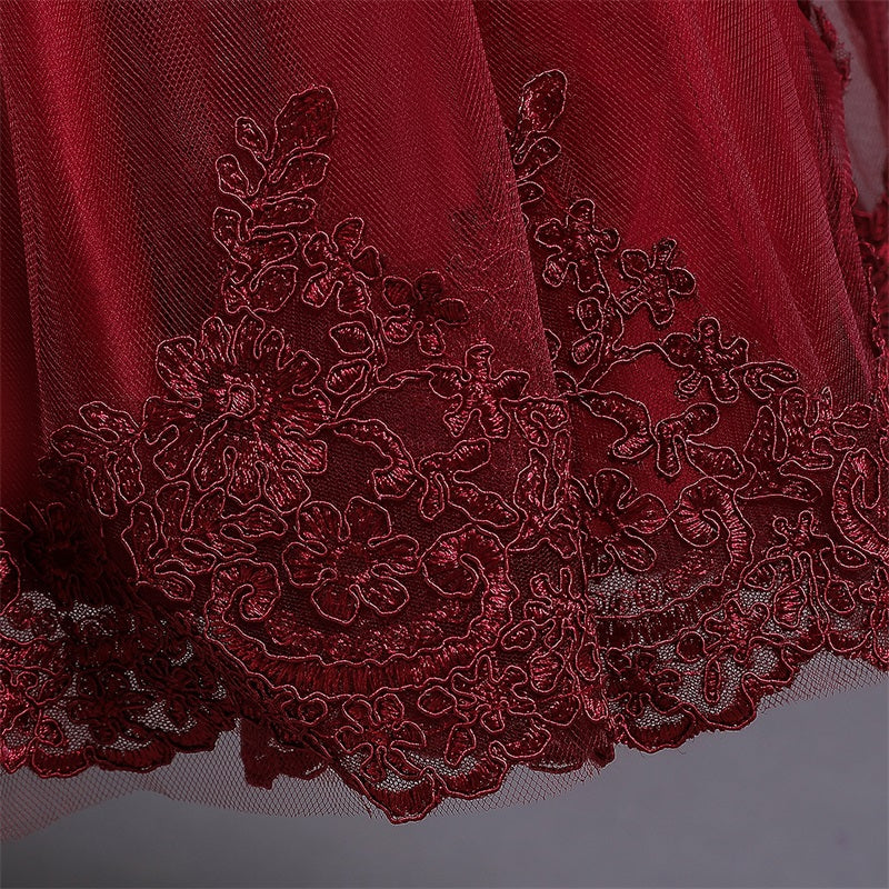 Girls Kids Summer Sleeveless Wedding Sequin Bow Children Lace Smash Tutu Princess Dress The Clothing Company Sydney