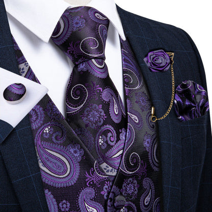 Mens Suit Vest Waistcoat Formal Wedding Groom Sleeveless Vest Hanky Necktie Set The Clothing Company Sydney