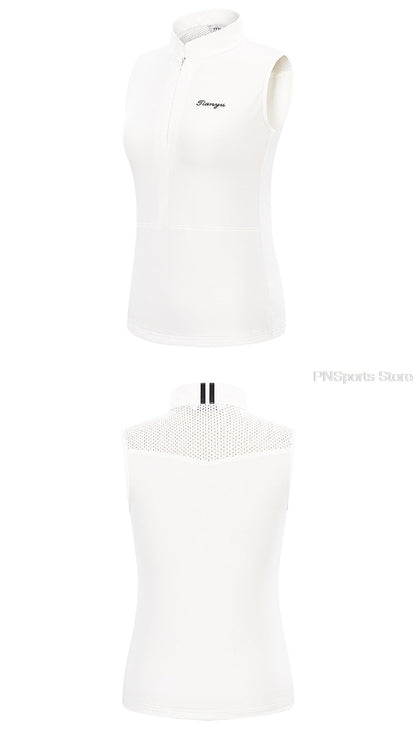 Golf Clothes Ladies Skirt Set Women Sleeveless Slim Top Shirts Pleated Skirts Tennis Badminton Dry Fit Skirt The Clothing Company Sydney