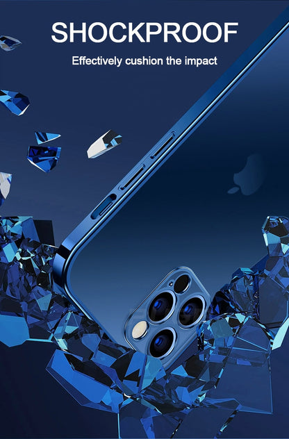 Luxury Plating Matte Transparent Soft Silicone Case for iPhone 11 12 13 Pro Max Mini XR X XS 7 8 Plus SE 2020 Shockproof Cover The Clothing Company Sydney