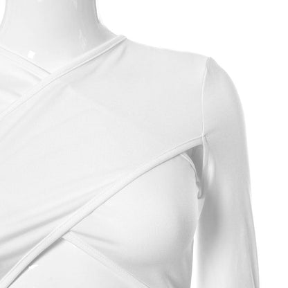 Hollow Out Body Tops Solid Casual Slim Long Sleeve Bodysuit Autumn Bodycon Bodysuit The Clothing Company Sydney