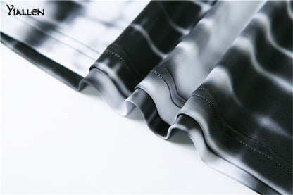 Autumn Print Slim O Neck Long Sleeve Elastic Street Casual Mini Bodycon Dresses The Clothing Company Sydney