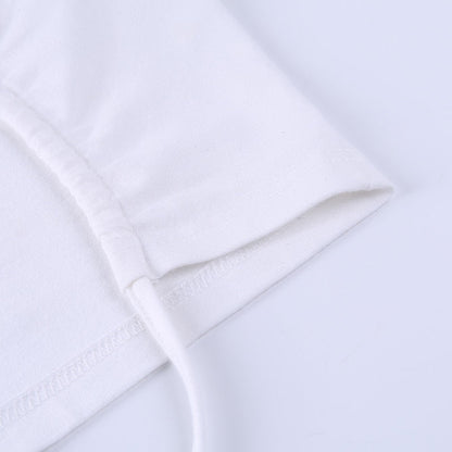 Backless t shirt crop top summer short sleeve lace up criss cross party club streetwear T shirt slim tops The Clothing Company Sydney