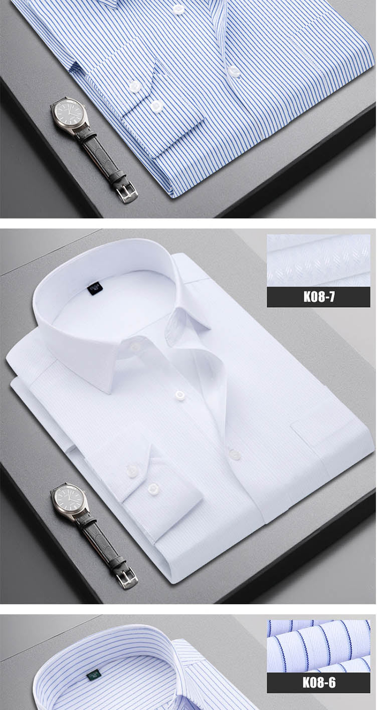 Boutique Men Clothing Business Casual Striped Plaid Regular Fit Men's Dress Shirt The Clothing Company Sydney