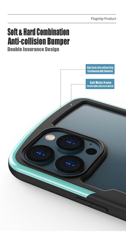 Anti-Fall Shield Shockproof Arome Phone Case For iPhone 13 12 Mini 11 Pro Max X XR XS 7 8 Plus SE 2020 Acrylic Clear Back Cover The Clothing Company Sydney