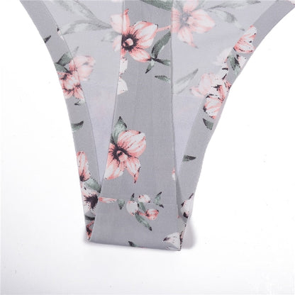 Seamless Panties Printing Floral Thongs Low Rise G-String Breathable Intimate Lingerie Briefs The Clothing Company Sydney