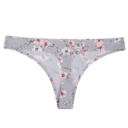 Seamless Panties Printing Floral Thongs Low Rise G-String Breathable Intimate Lingerie Briefs The Clothing Company Sydney
