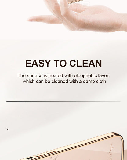 Luxury Transparent Plating Case for iPhone 13 12 11 Pro Max Mini X XS XR SE 2020 8 7 Plus Silicone Shockproof Clear Phone Cover The Clothing Company Sydney