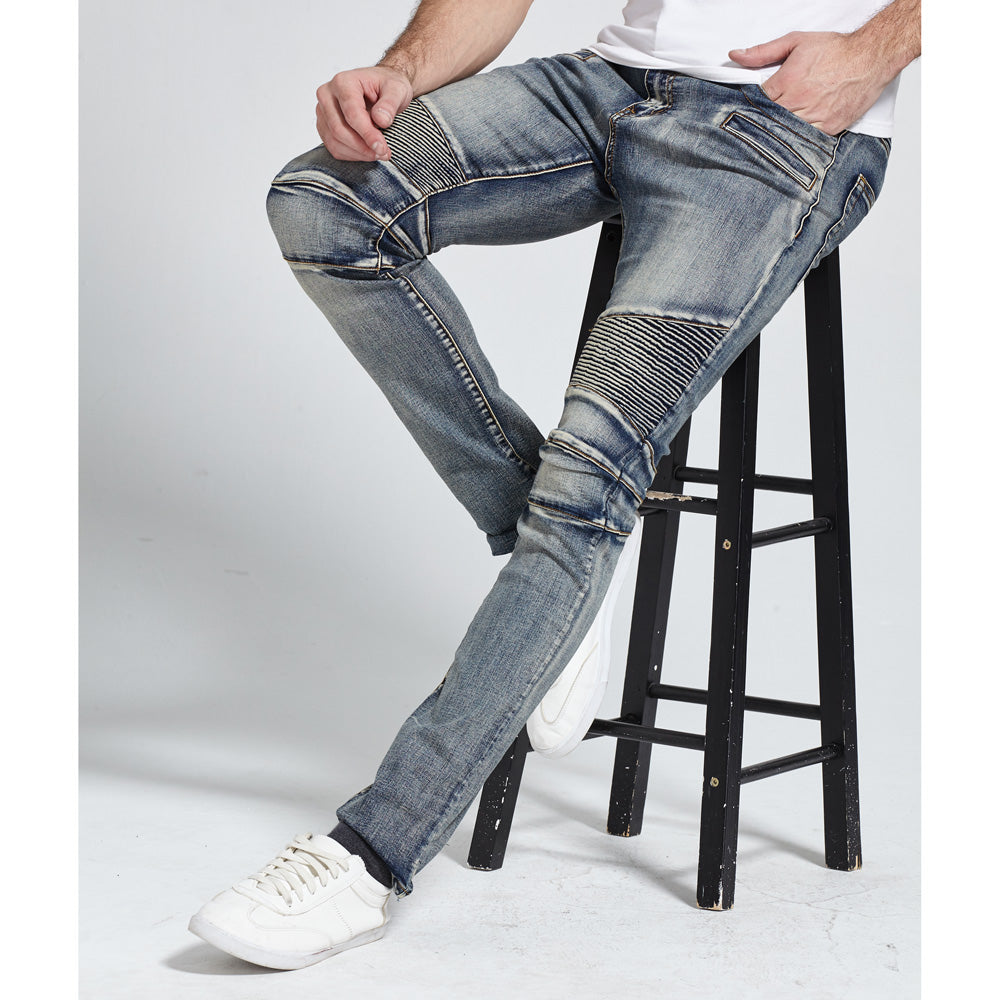 Biker Skinny Stretch Casual Jeans The Clothing Company Sydney
