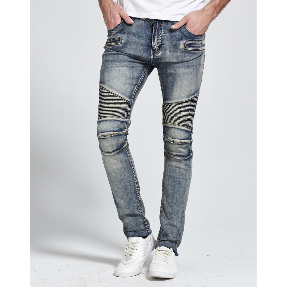 Biker Skinny Stretch Casual Jeans The Clothing Company Sydney