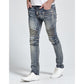 Biker Skinny Stretch Casual Jeans The Clothing Company Sydney