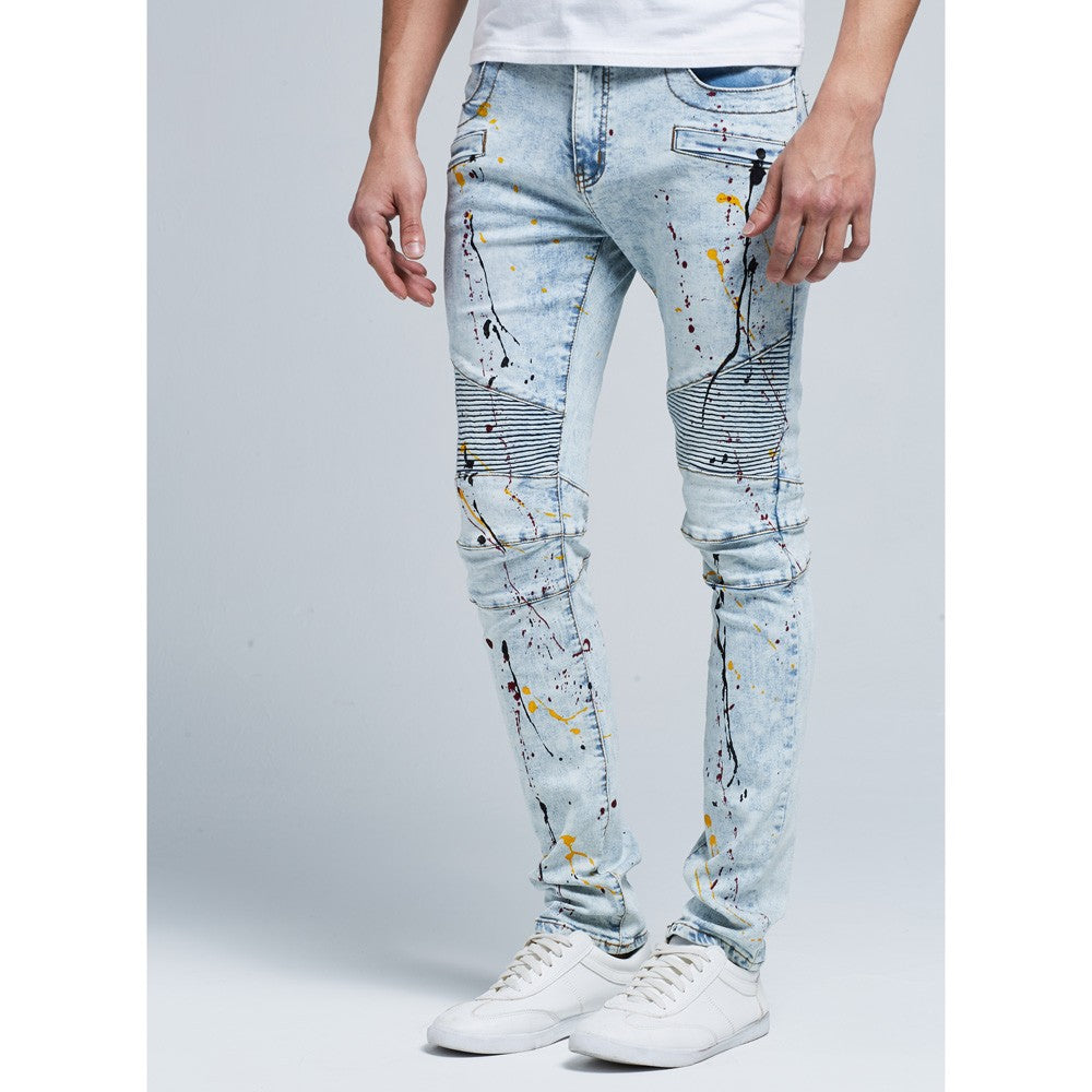 Biker Skinny Stretch Casual Jeans The Clothing Company Sydney
