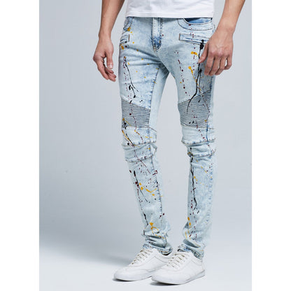 Biker Skinny Stretch Casual Jeans The Clothing Company Sydney