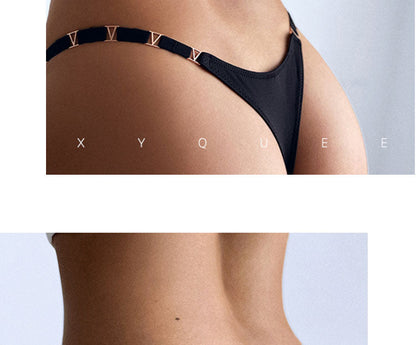 3 pack Thongs G String Metal Luxury Ice Silk Thongs Underwear Fitness Low Waist Satin Panties String Seamless Briefs The Clothing Company Sydney