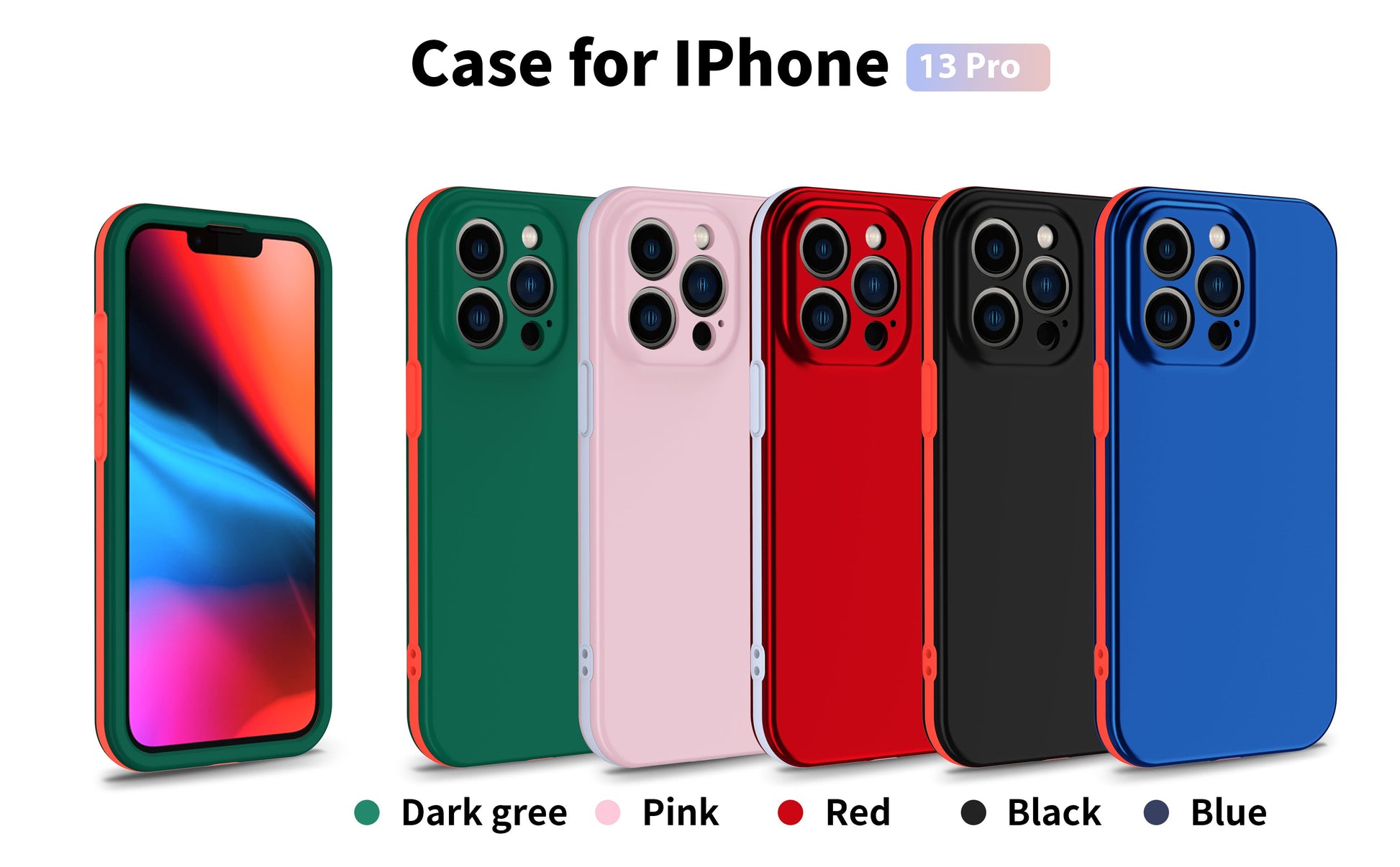 360 Armor Protection Phone Case iPhone 13 12 Mini 11 Pro XS Max X XR 6S 7 8Plus Silicone Shockproof Hard PC Cover The Clothing Company Sydney