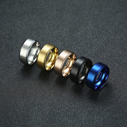 8mm Men Ladies Ring Stainless Steel Wedding Jewellery The Clothing Company Sydney