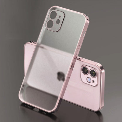Luxury Plating Matte Transparent Soft Silicone Case for iPhone 11 12 13 Pro Max Mini XR X XS 7 8 Plus SE 2020 Shockproof Cover The Clothing Company Sydney