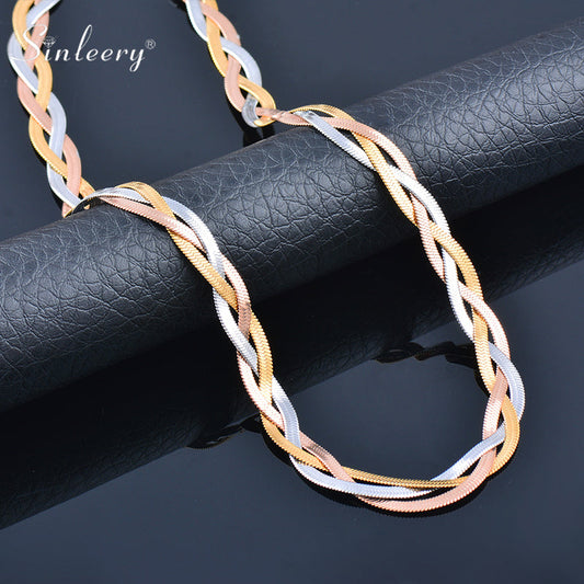 Stainless Steel Necklace Punk Vintage Gold Silver Colour Jewellery The Clothing Company Sydney