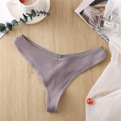 2 Pack Cotton Mix G-string Thong Sexy Underwear V Waist Panties Underpants Intimates Lingerie Briefs The Clothing Company Sydney