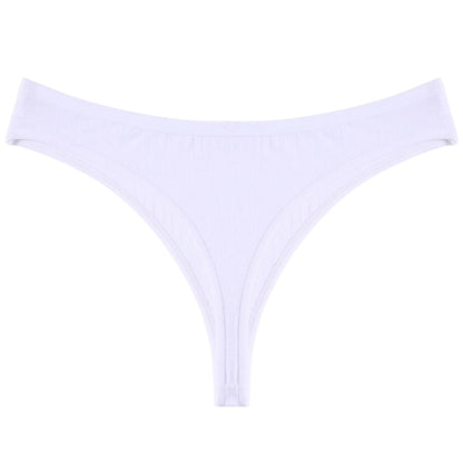 3 Pack G-string Cotton Mix Panties Low-Waist Thongs Striped Solid Underpants Comfortable Briefs Underwear The Clothing Company Sydney