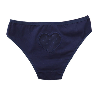 Hollow Out Heart Panties Low-Waist Underpants Comfortable Cotton Mix Briefs Underwear Lingerie The Clothing Company Sydney