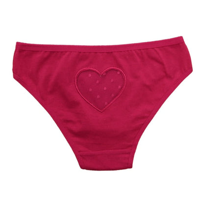 Hollow Out Heart Panties Low-Waist Underpants Comfortable Cotton Mix Briefs Underwear Lingerie The Clothing Company Sydney