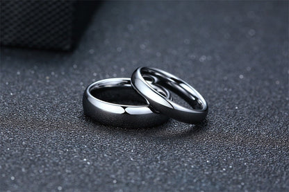 Anti Scratch Tungsten Wedding Rings Women Men Simple Classic Wedding Bands Couples Basic Jewellery The Clothing Company Sydney