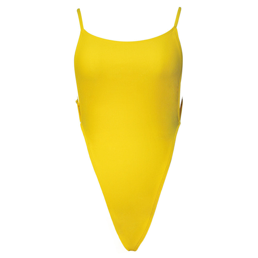 High Leg cut One Piece Swimsuit Thong Swimwear Trikini Backless Monokini Brazilian Bathing Suit The Clothing Company Sydney