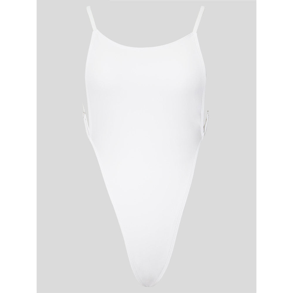 High Leg cut One Piece Swimsuit Thong Swimwear Trikini Backless Monokini Brazilian Bathing Suit The Clothing Company Sydney