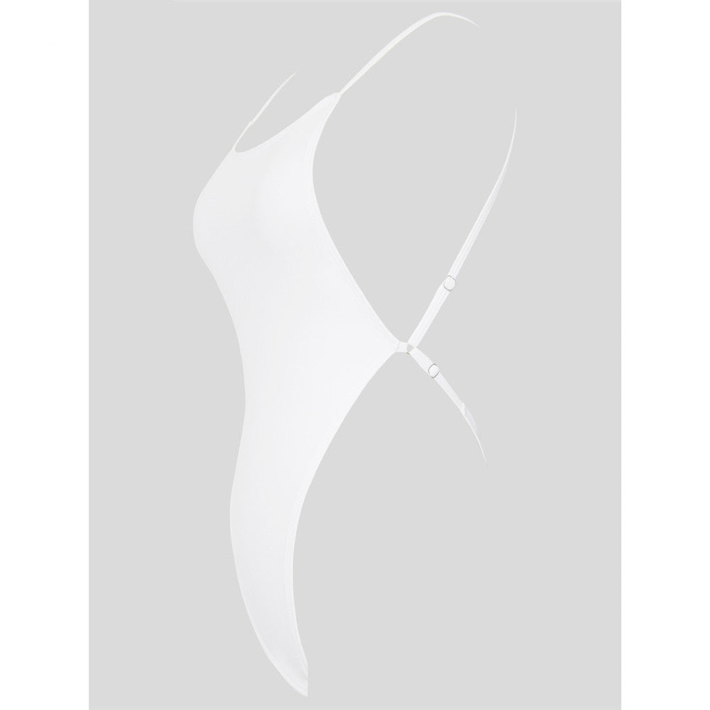 High Leg cut One Piece Swimsuit Thong Swimwear Trikini Backless Monokini Brazilian Bathing Suit The Clothing Company Sydney