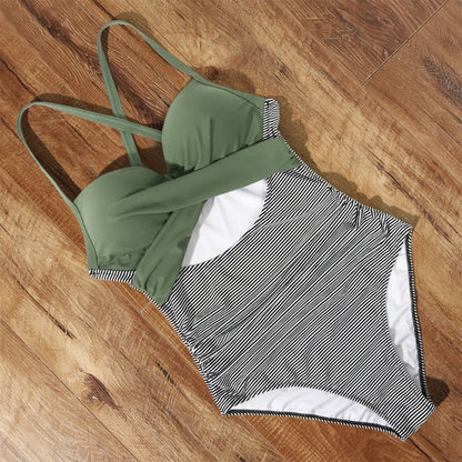 Cut Out One Piece Swimsuit Push Up Swimming Suit Bathing Suit Halter Beachwear Monokini Swimwear The Clothing Company Sydney