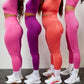 High waist seamless leggings scrunch butt gym tights legging workout yoga pants fitness gym clothing The Clothing Company Sydney