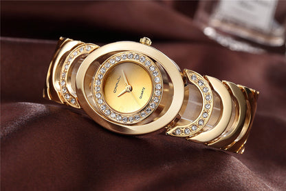 Ladies' Luxury Brand bracelet  Stainless Steel Rhinestone Quartz Watch The Clothing Company Sydney
