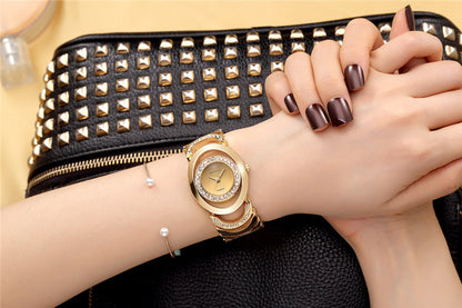 Ladies' Luxury Brand bracelet  Stainless Steel Rhinestone Quartz Watch The Clothing Company Sydney