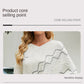 Autumn Winter Sweaters Poncho Knitting Capes Cloak Sweater V-Neck Irregular Hem Tassels Coat Striped Knitted Pullover The Clothing Company Sydney