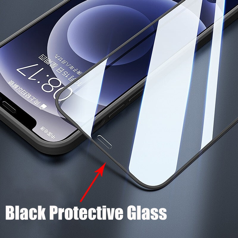 4 pack Full Cover Tempered Glass For iPhone 11 12 13 Pro Max Screen Protector For iPhone Xs Max XR 6 7 8 Anti-Spy Protective Glass The Clothing Company Sydney