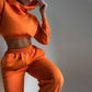 Autumn Winter Chic Casual Solid Tracksuit Long Sleeve Outfit Hoodies Trouser Sport Sweatsuits 2 Piece Pant Set The Clothing Company Sydney