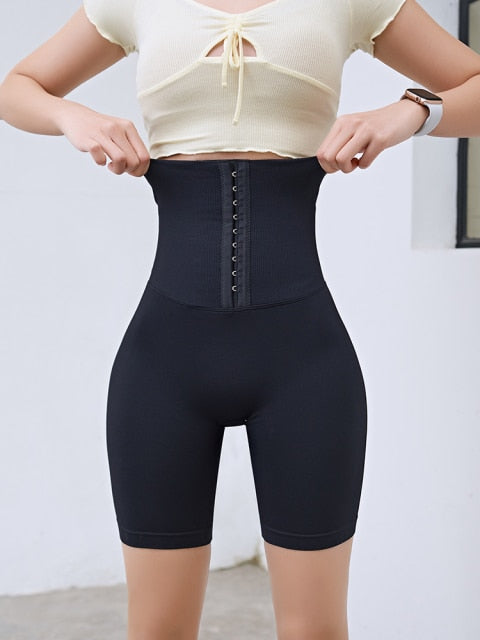 Fitness Corset Push Hip Postpartum High Waist Yoga Pants Workout Seamless Leggings Sportswear Gym Running Training Tights The Clothing Company Sydney