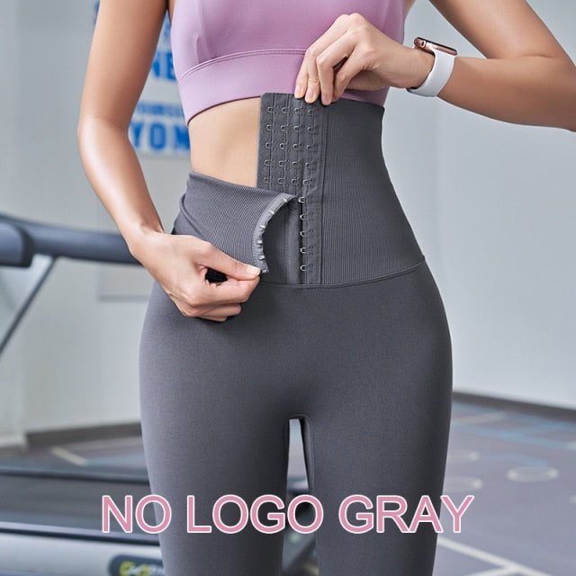 Fitness Corset Push Hip Postpartum High Waist Yoga Pants Workout Seamless Leggings Sportswear Gym Running Training Tights The Clothing Company Sydney