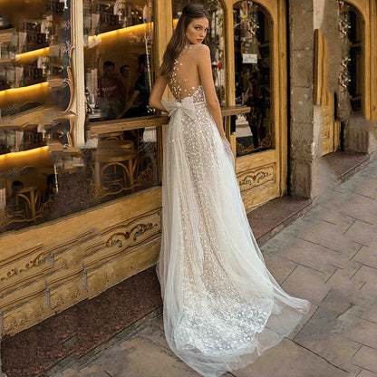 Delicate Mermaid Appliques Lace Party Bride Flower Robe Customised Gown Wedding Dresses The Clothing Company Sydney
