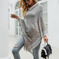 Autumn Winter Sweaters Poncho Knitting Capes Cloak Sweater V-Neck Irregular Hem Tassels Coat Knitted Pullover The Clothing Company Sydney
