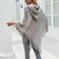 Autumn Winter Sweaters Poncho Knitting Capes Cloak Sweater V-Neck Irregular Hem Tassels Coat Knitted Pullover The Clothing Company Sydney
